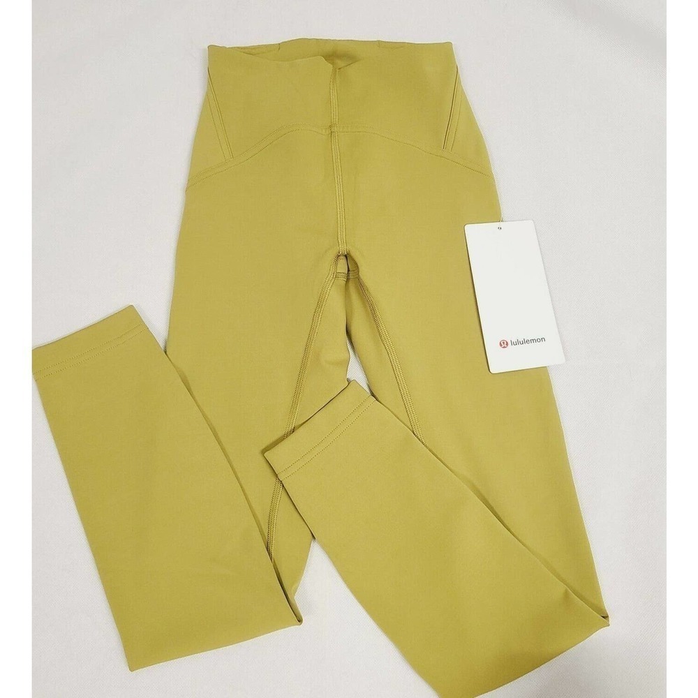 Lululemon Instill High-Rise Tight 25" Auric Gold size 0 - Picture 2 of 8